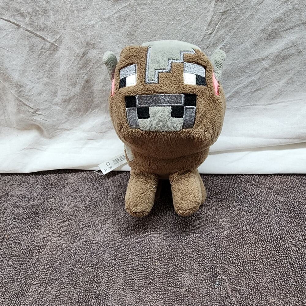 Jinx Minecraft baby cow stuffed animal plush toy b38